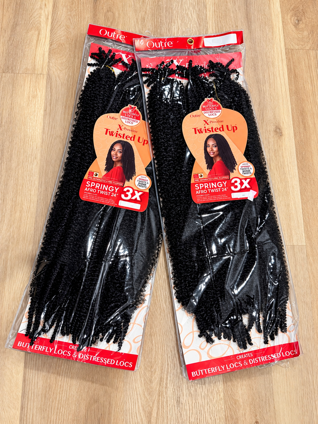 Afro kinky twist noir