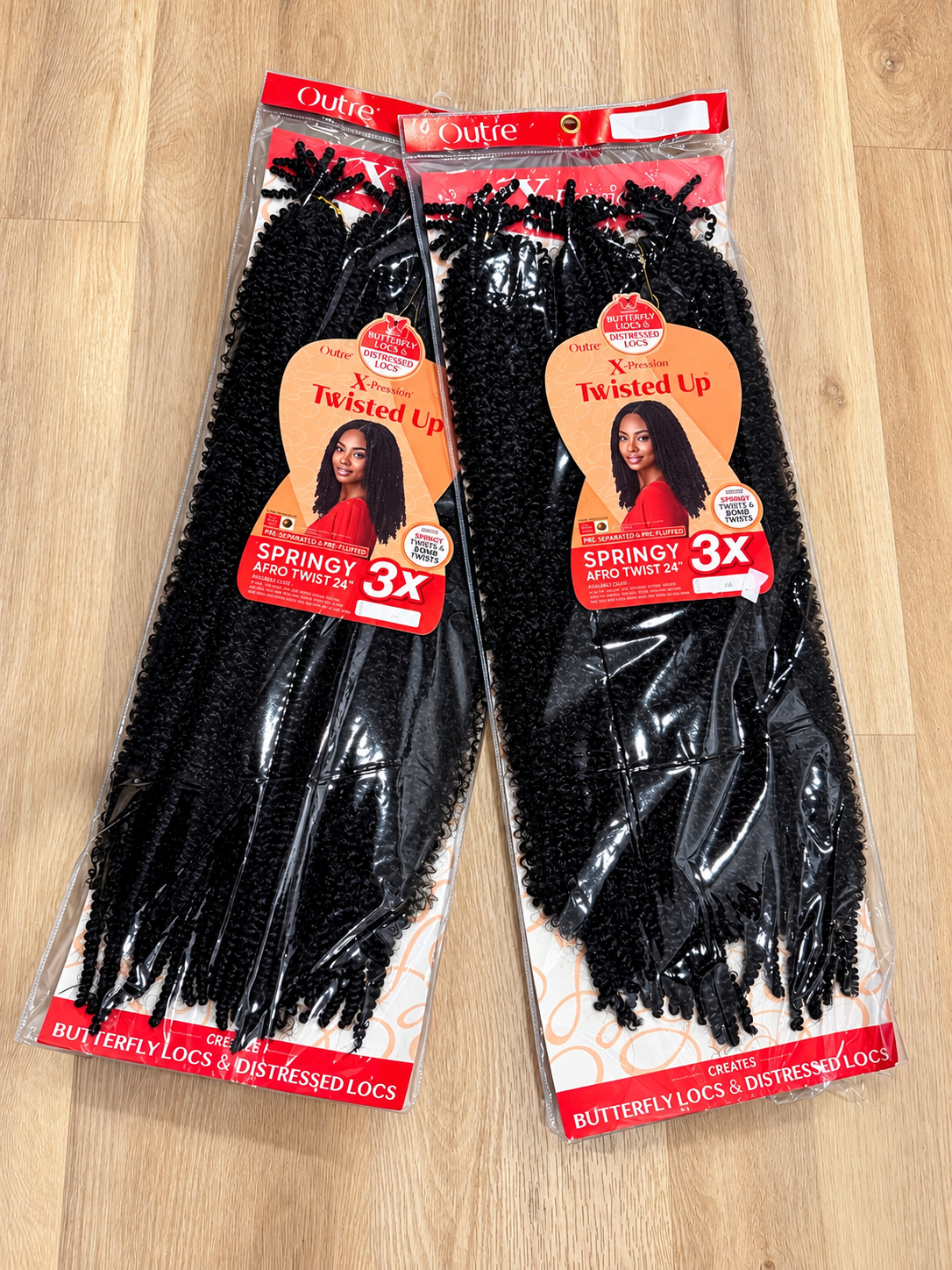 Afro kinky twist noir