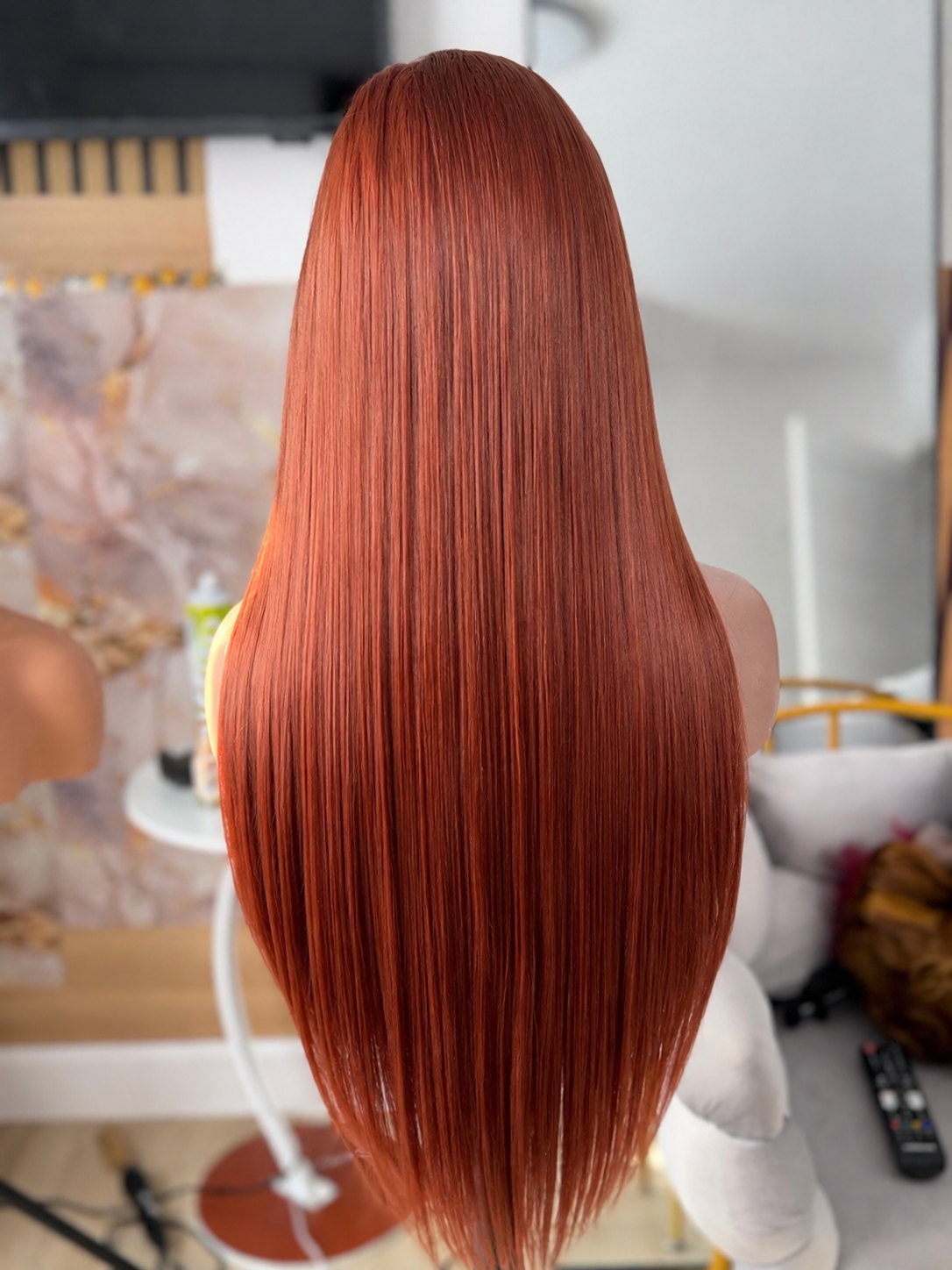 Perruque Synthetic américaine lisse
