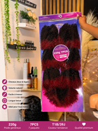 Afro kinky curls semi natural