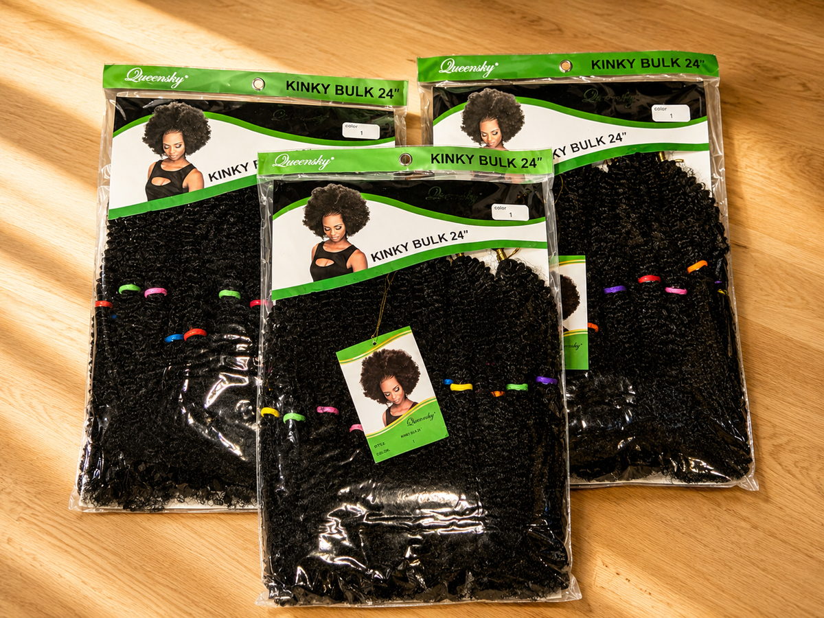 Afro Kinky bulk -crochet braid
