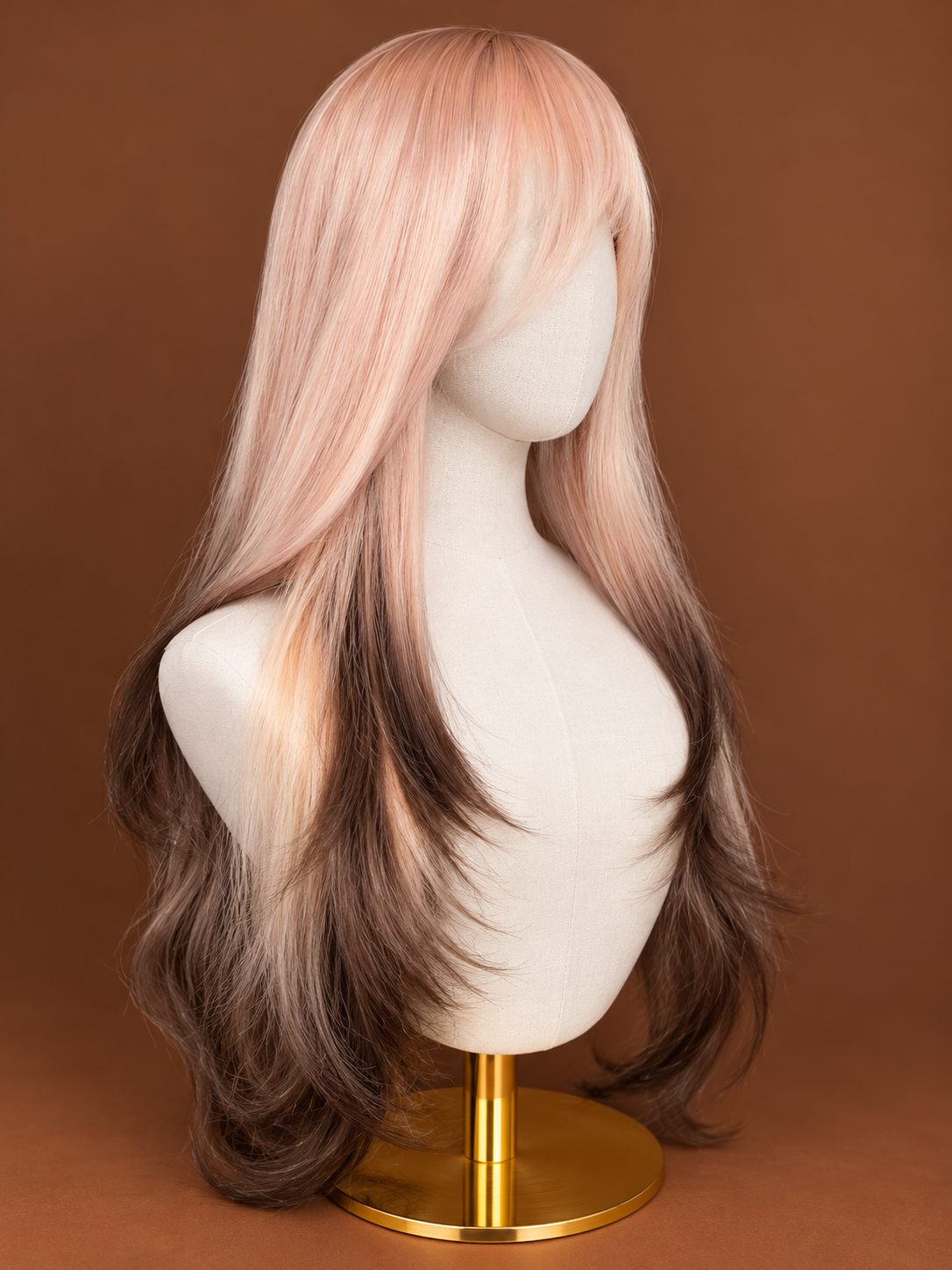 Synthetic fiber wigs