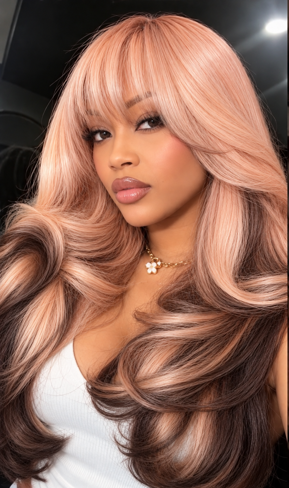 Synthetic fiber wigs