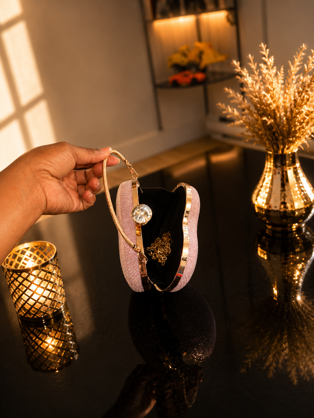 Sac à main rose