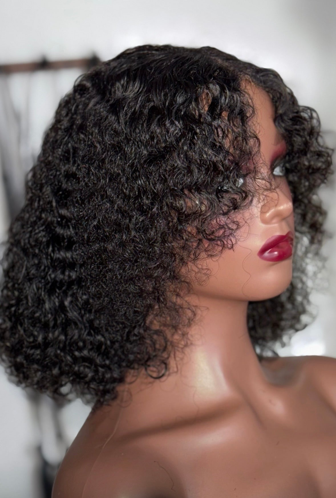 Afro bob curly 100% cheveux humains