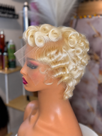 Perruque Finger wave |100%Naturelle