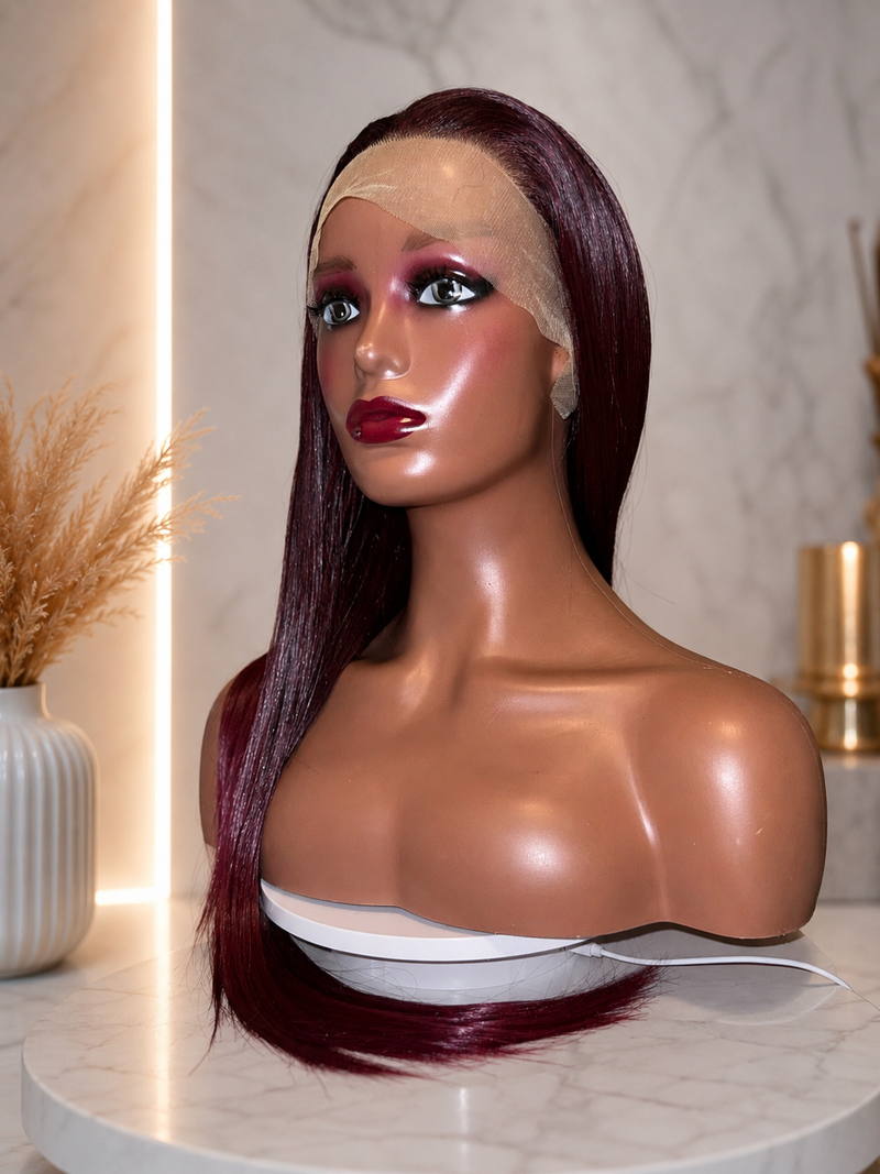 Perruque synthétique bone straight Bourgogne