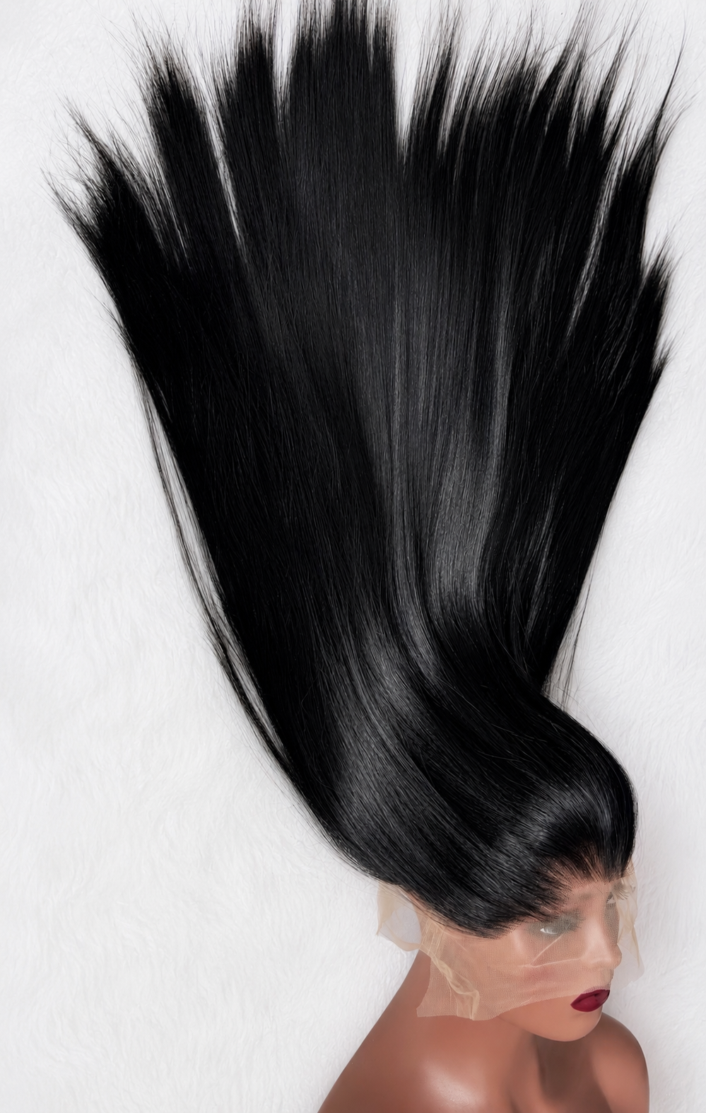 Perruque synthetique kinky