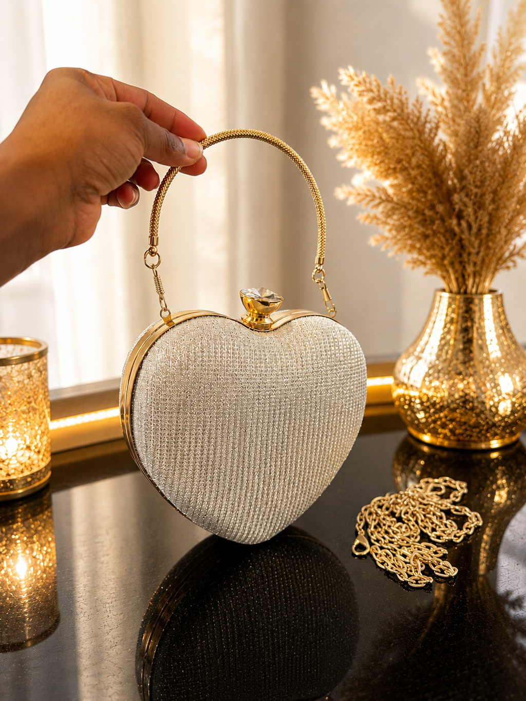 Sac à main blanc