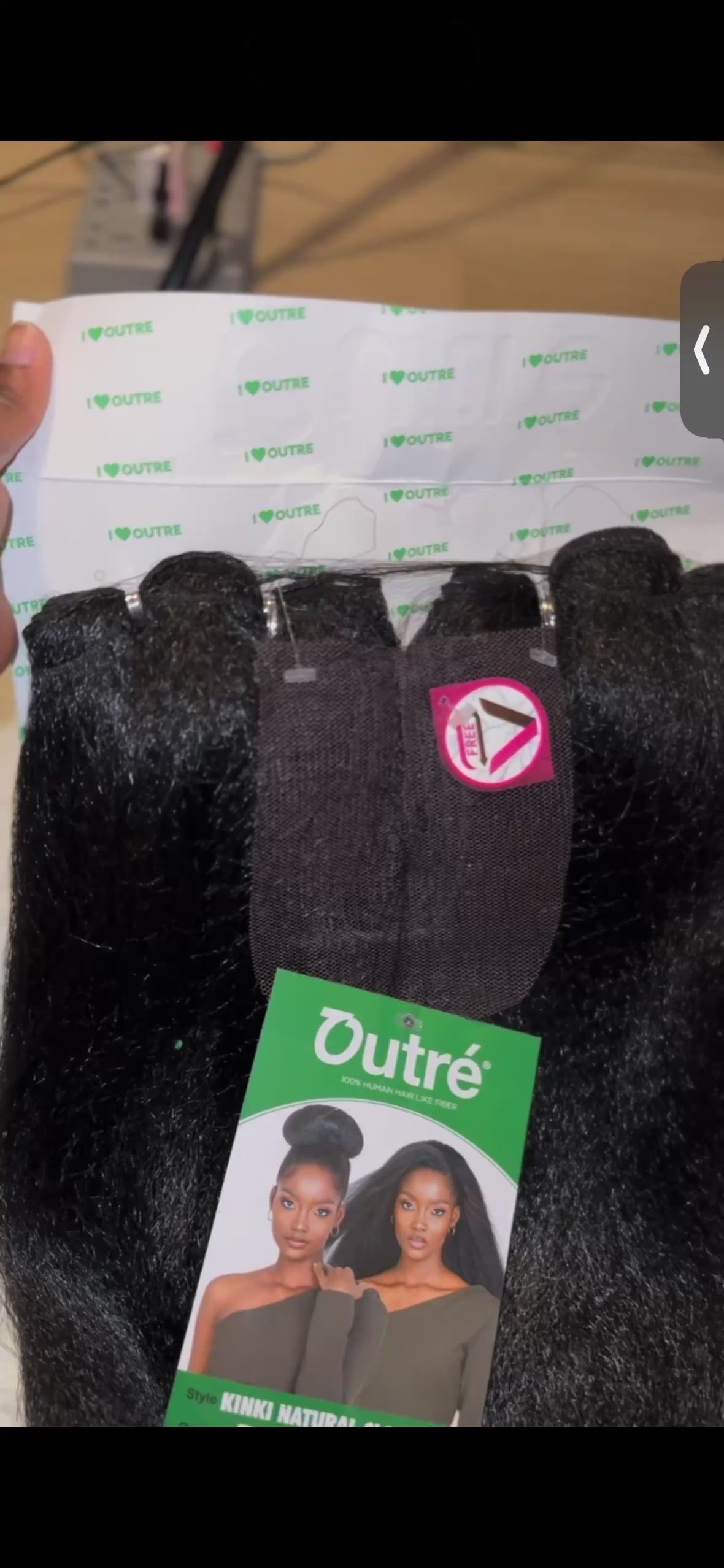 Outre kinky naturelle